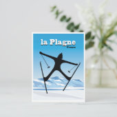 La Plagne, Frankrijk Briefkaart (Staand voorkant)