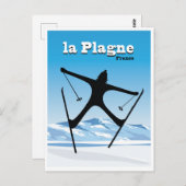 La Plagne, Frankrijk Briefkaart (Voorkant / Achterkant)