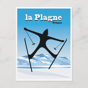 La Plagne, Frankrijk Briefkaart