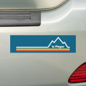 La Plagne Frankrijk Bumpersticker (Op auto)