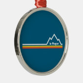 La Plagne Frankrijk Metalen Ornament (Rechts)
