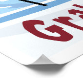 La Plagne, Frankrijk, Ski Poster (Hoek)