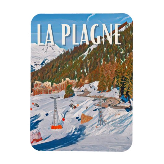 La Plagne Magneet (Verticaal)