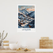 La Plagne Muurkunst 1 Poster (Keuken)