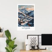 La Plagne Wall Art 1 Poster (Thuiskantoor)