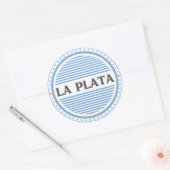 La Plata City Pride Embleem – Argentijnse identite Ronde Sticker (Envelop)