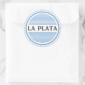 La Plata City Pride Embleem – Argentijnse identite Ronde Sticker (Tas)