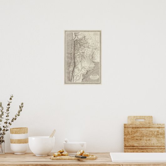 La Plata en Chili Poster (Keuken)