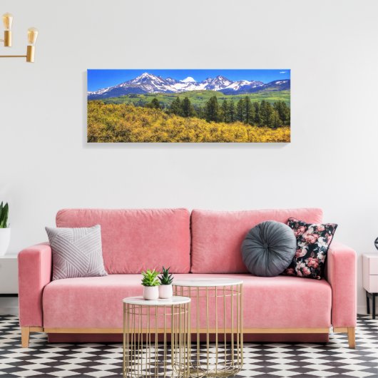 La Plata Mountains, westzijde Canvas Afdruk (Insitu (Woonkamer))
