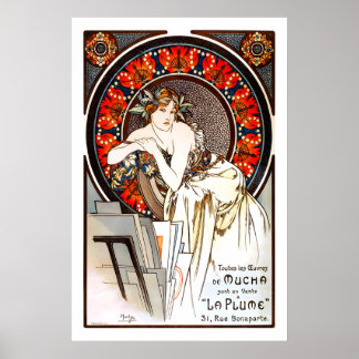La Plume 1896 Advert POSTERAFDRUK Magazine Parijs Poster
