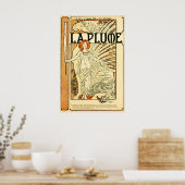 La Plume 1898 POSTERAFDRUK A5-A1 Alphonse Mucha Poster (Keuken)