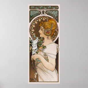 La Plume France  Wall Art Nouveau 1899 Poster