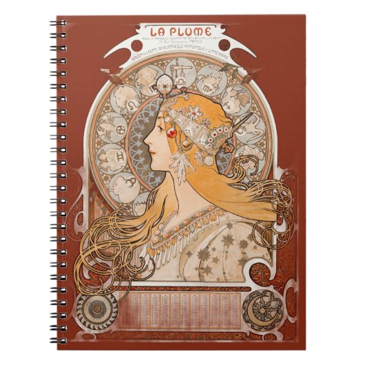 La Plume Zodiac – Hemelse Astrologie Journal Notitieboek (Voorkant)