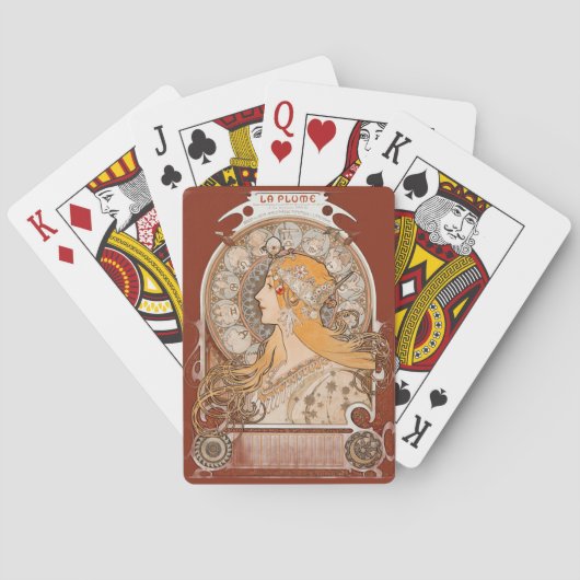 La Plume Zodiak – Hemelse Astrologie Pokerkaarten (Achterkant)