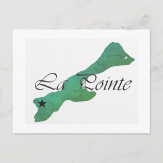 La Pointe-ansichtkaart Feestdagenkaart