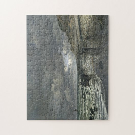 La Pointe de la Hève Low Tide Monet Fine Art Legpuzzel (Verticaal)