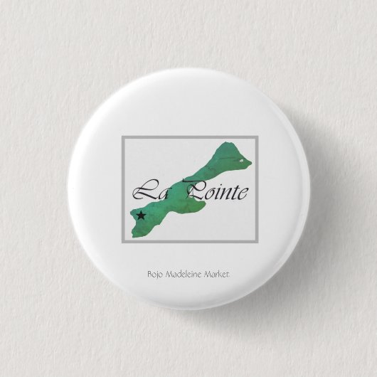 La Pointe Kleine Knop Speld Ronde Button 3,2 Cm (Voorkant)