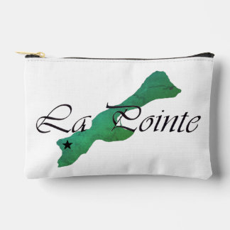 La Pointe Star Green Isla Small Zipper Pouch Etui