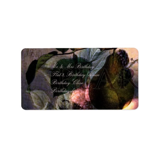 La Poire #2 Etiket (Voorkant)