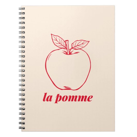 la pomme notitieboek (Voorkant)