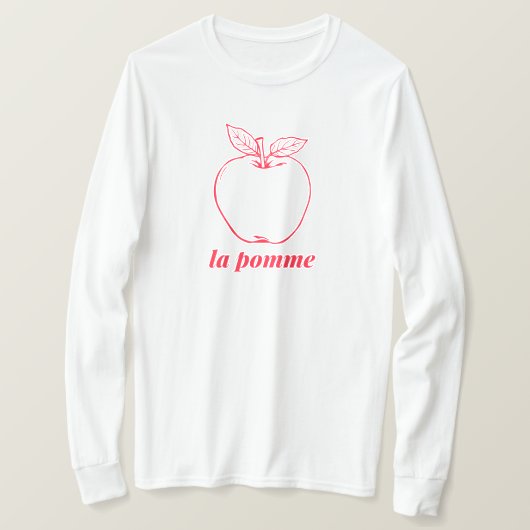 la pomme t-shirt (Design voorkant)