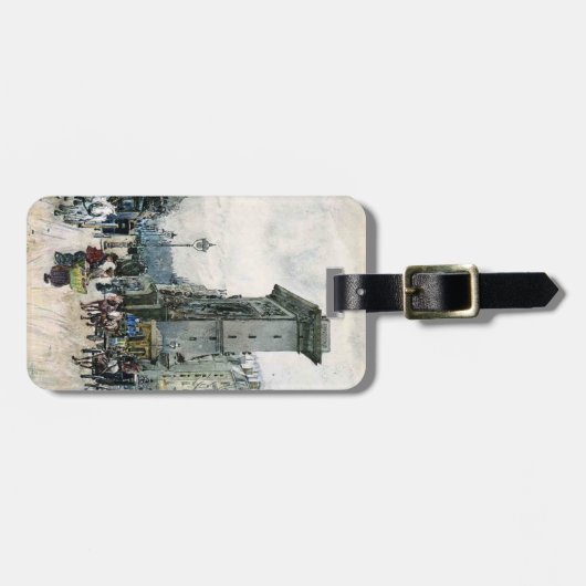 La Porte de San Denis Bagagelabel (Voorkant horizontaal)