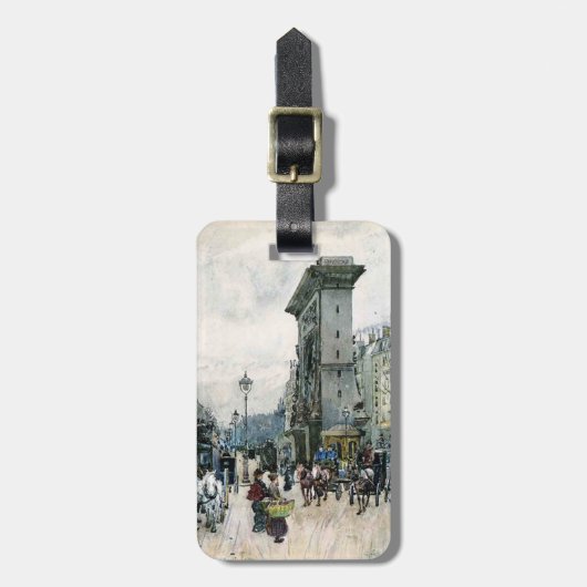 La Porte de San Denis Bagagelabel (Voorkant verticaal)