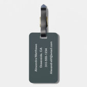 La Porte de San Denis Bagagelabel (Achterkant verticaal)