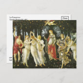 La Primavera door Sandro Botticelli Briefkaart (Voorkant / Achterkant)