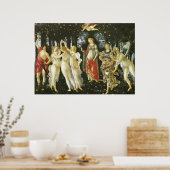 La Primavera door Sandro Botticelli Poster (Keuken)