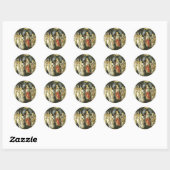 La Primavera door Sandro Botticelli Ronde Sticker (Vel)