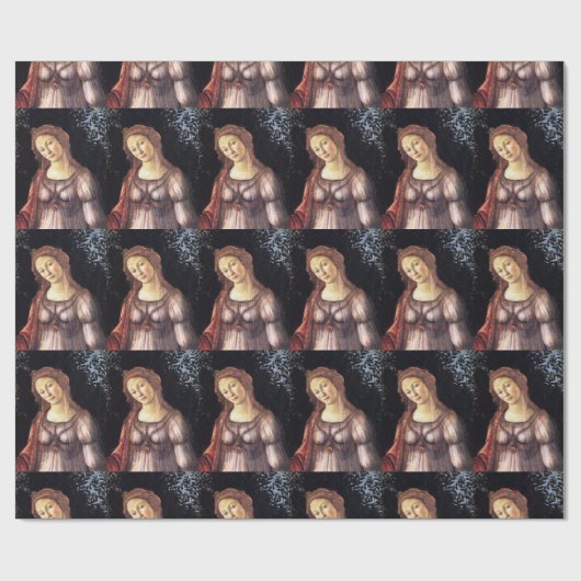 La Primavera in detail door Sandro Botticelli Cadeaupapier (Vlak)