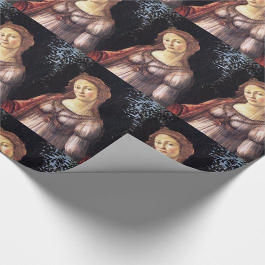 La Primavera in detail door Sandro Botticelli Cadeaupapier (Hoek)