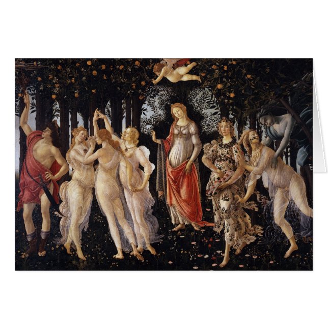 La Primavera (Lente) van Sandro Botticelli (Voorkant Horizontaal)