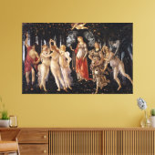 La Primavera (Lente) van Sandro Botticelli Canvas Afdruk (Insitu (Woonkamer))