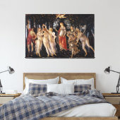 La Primavera (Lente) van Sandro Botticelli Canvas Afdruk (Insitu (Slaapkamer))