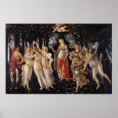 La Primavera (Lente) van Sandro Botticelli Poster (Voorkant)