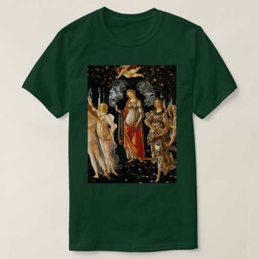 La Primavera Spring van Sandro Botticelli T-shirt (Design voorkant)