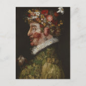 La Primavera van Giuseppe Arcimboldo (1563) Briefkaart (Voorkant)