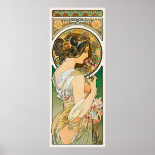 La primevère France Wall Art Nouveau 1899 Poster