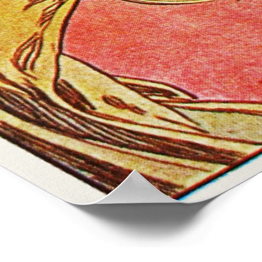 La Primevere, Mucha Poster (Hoek)