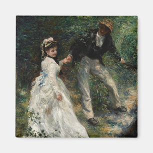 La Promenade Renoir Couple Wing Painting Art Magneet