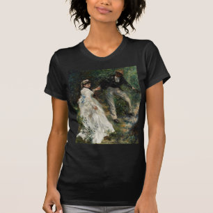 La Promenade Renoir Couple Wing Painting Art T-shirt