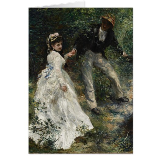 La Promenade Renoir Impressionist Painting Art (Voorkant)