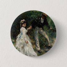 La Promenade Renoir Impressionist Painting Art