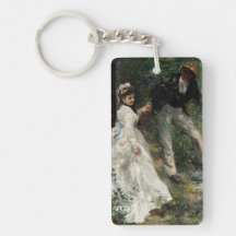 La Promenade Renoir Impressionist Painting Art