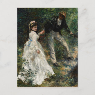 La Promenade Renoir Painting Fine Art Briefkaart
