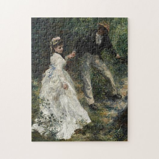 La Promenade Renoir Schilderen Fine Art Puzzel Legpuzzel (Verticaal)