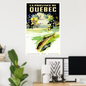La Province de Quebec Poster (Thuiskantoor)