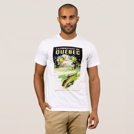 La Province de Quebec T-shirt (Voorkant volledig)